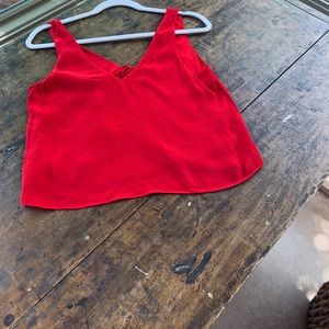 Aritzia Kempner Open Back Blouse